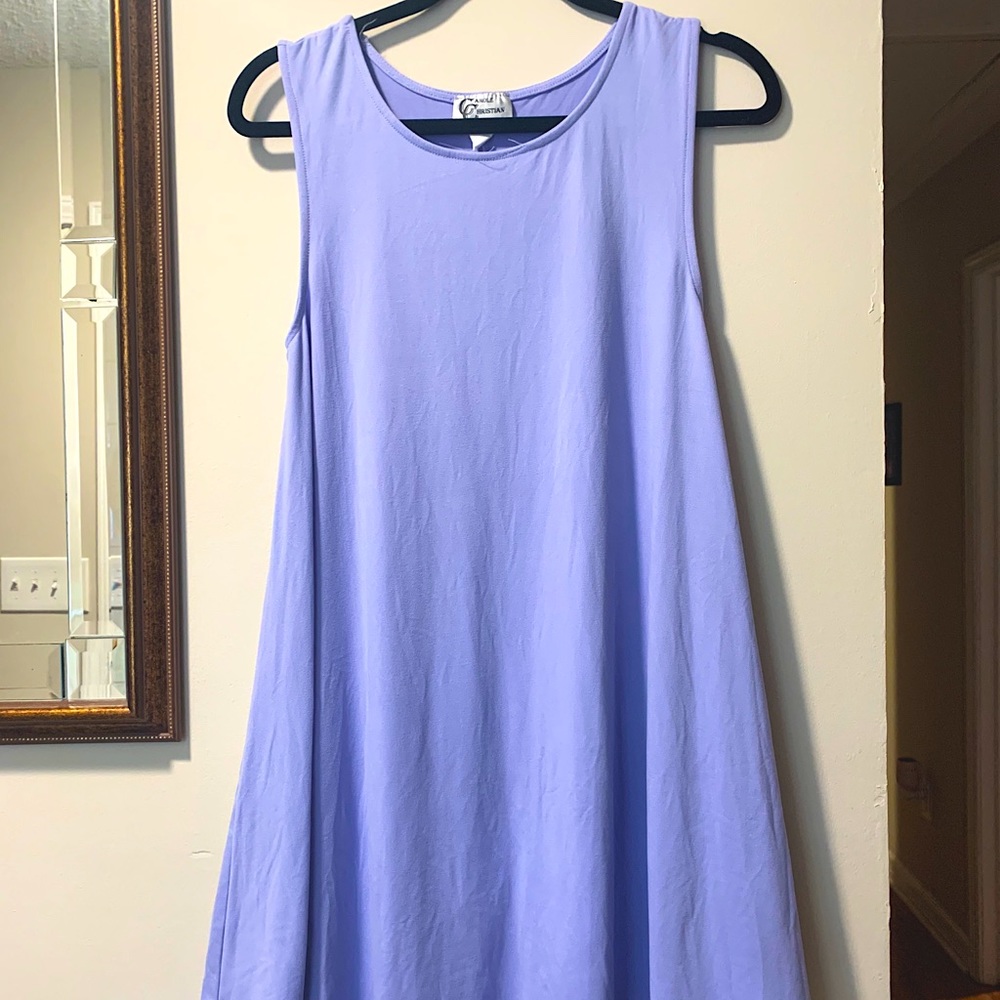 Lilac sleeveless dress
